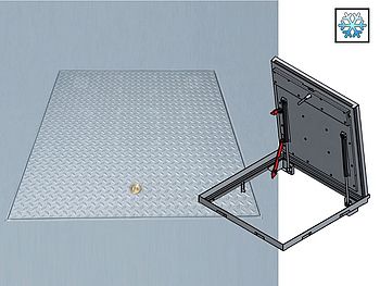 Gulvlem / skaktlem m riflet overflade MA-WT