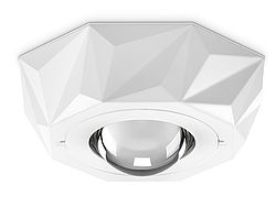diamantforment påbygget LED armatur